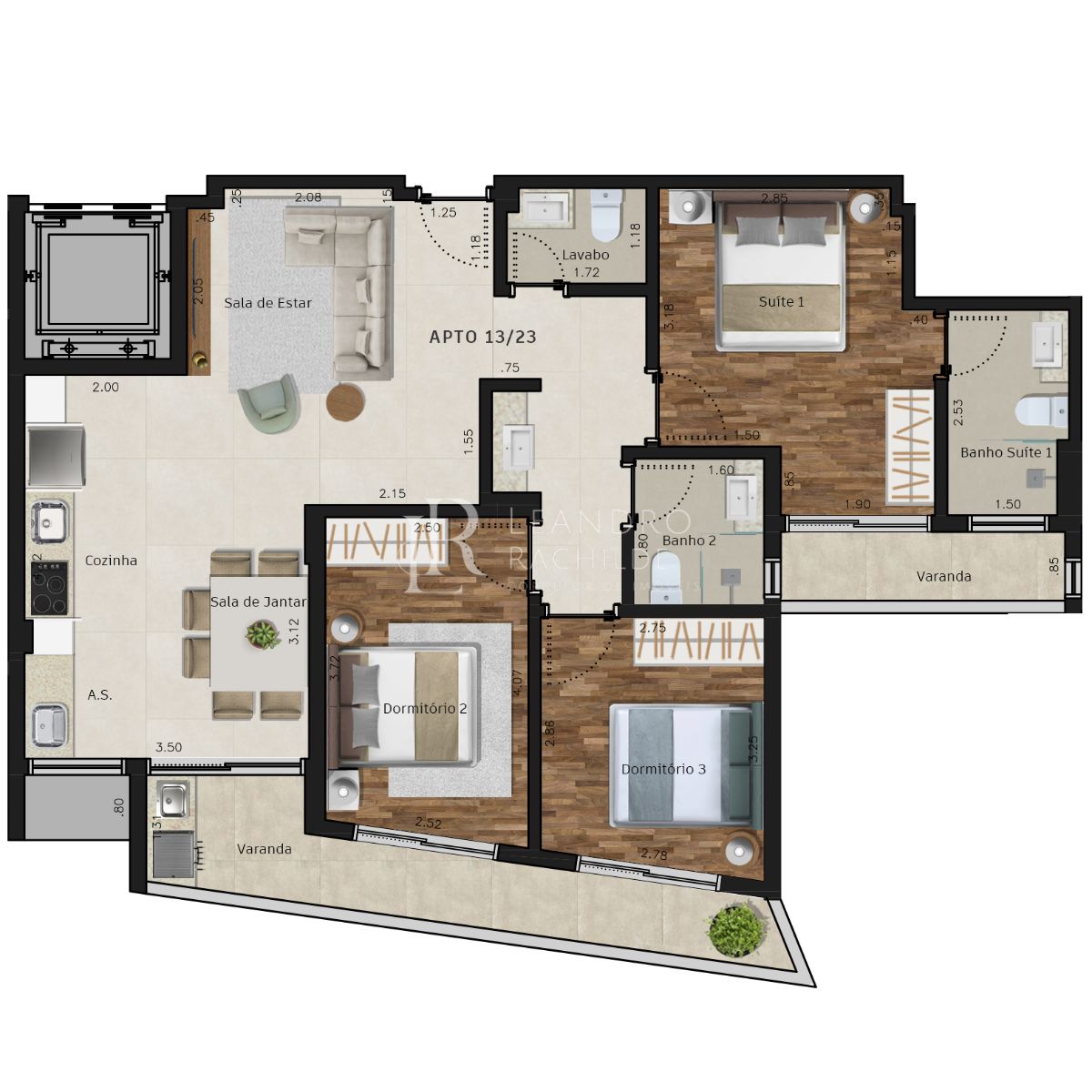 Apartamento, 1 quarto, 45 m² - Foto 13