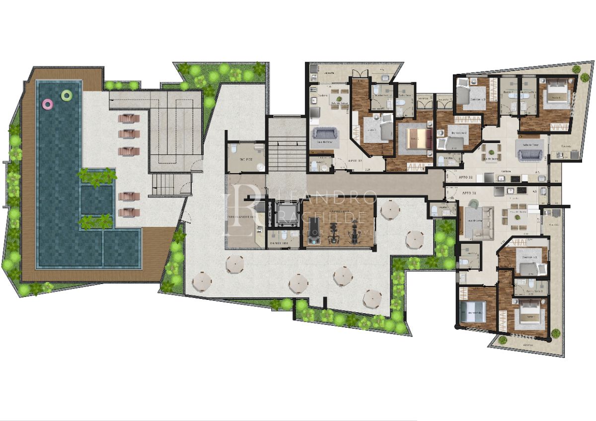 Apartamento, 1 quarto, 45 m² - Foto 22