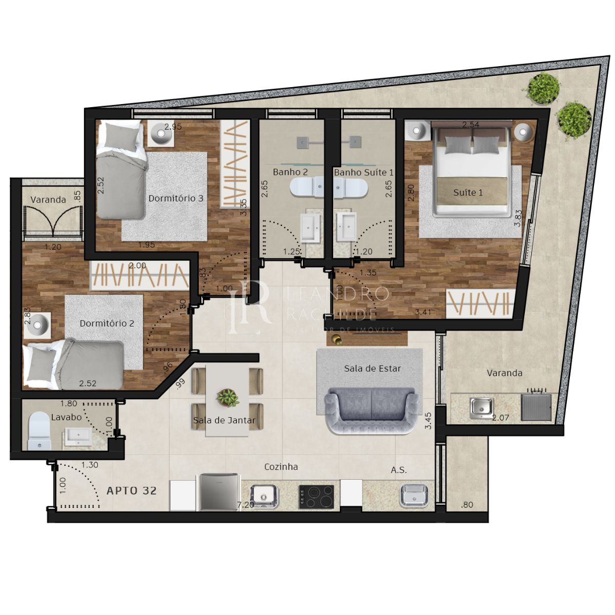 Apartamento, 1 quarto, 45 m² - Foto 20