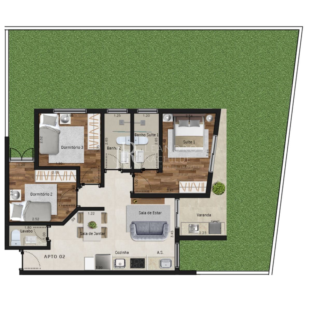 Apartamento, 1 quarto, 45 m² - Foto 9