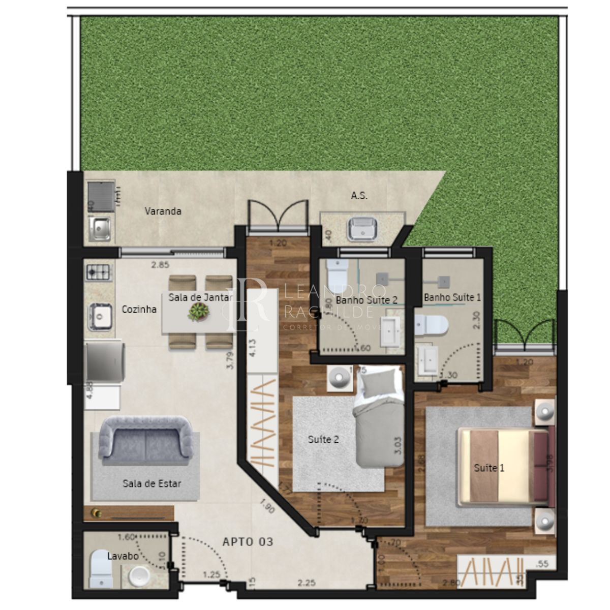 Apartamento, 1 quarto, 45 m² - Foto 10